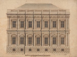 Banketzaal, Whitehall door Thomas Forster